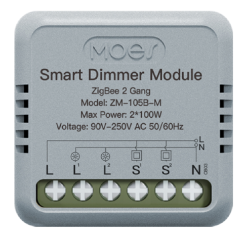 ZigBee hidden dimmer modul 2G