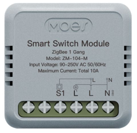 ZigBee Smart Hidden Module 1G, 10A