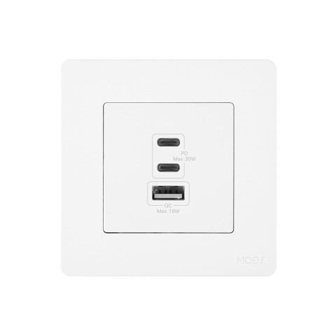 Վարդակ USB 30W